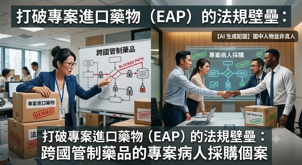 打破專案進口藥物（EAP）的法規壁壘：管制藥品跨國採購個案